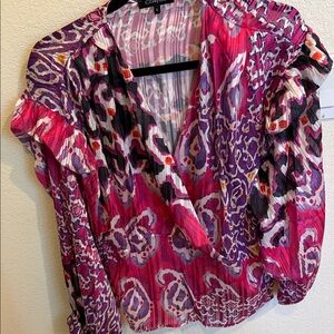 Colorful Patterned Blouse